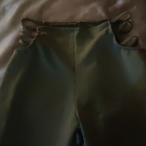 SHEIN ladder cut-out flare pants boot cut